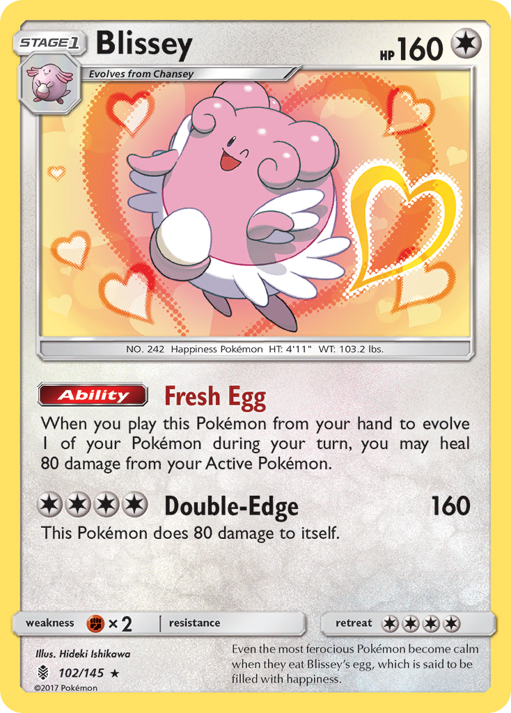 Blissey (102/145) [Sun & Moon: Guardians Rising] | Silver Goblin