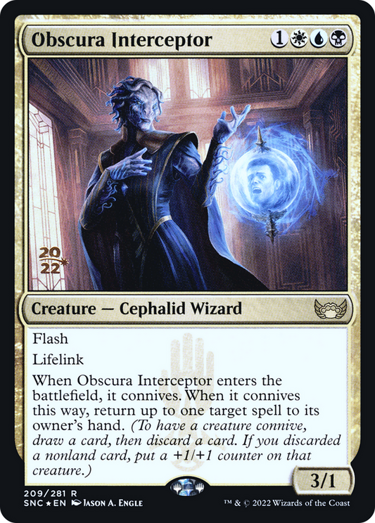 Obscura Interceptor [Streets of New Capenna Prerelease Promos]