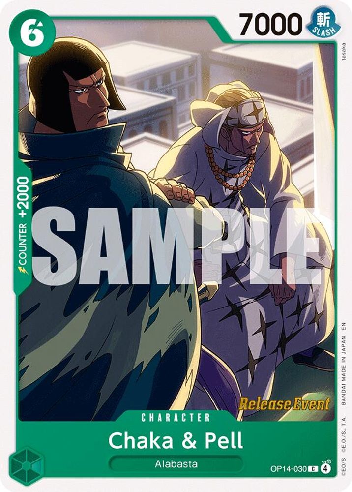 Chaka & Pell (OP14-030) Release Event Cards