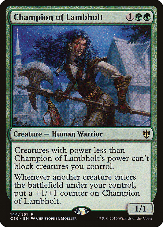 Champion of Lambholt (144) - Commander 2016