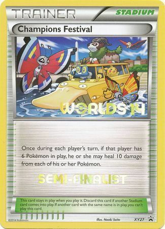 Champions Festival (2014) [Semi-Finalist] (XY27) Holofoil - Black Star Promos