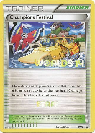 Champions Festival (2014) [Staff] (XY27) Holofoil - Black Star Promos