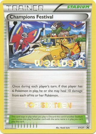 Champions Festival (2014) [Top Sixteen] (XY27) Holofoil - Black Star Promos