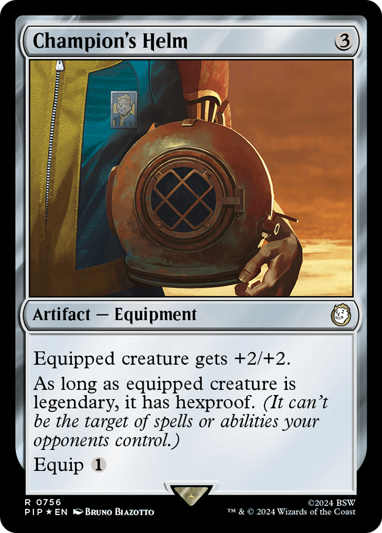 Champion's Helm (756) Surge Foil - Fallout
