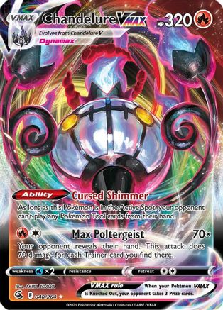 Chandelure VMAX (40) Holofoil - Fusion Strike
