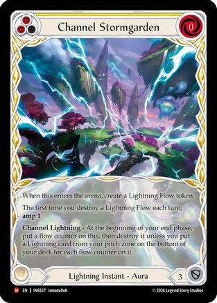 Channel Stormgarden (Extended Art) (IAR257) Cold Foil - Usurp the Shadow Throne