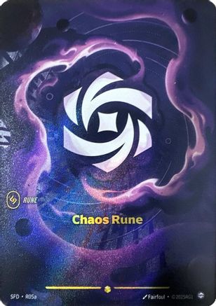 Chaos Rune (Alternate Art) (R05a) Foil - Spiritforged