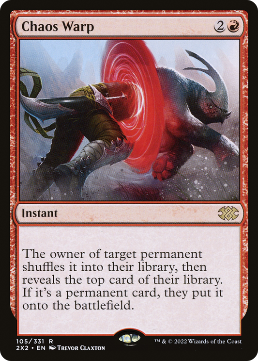 Chaos Warp (105) Foil - Double Masters 2022