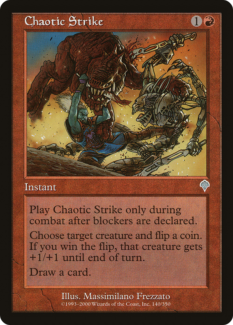 Chaotic Strike (140) Foil - Invasion