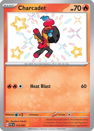 Charcadet (114) Holofoil - Paldean Fates