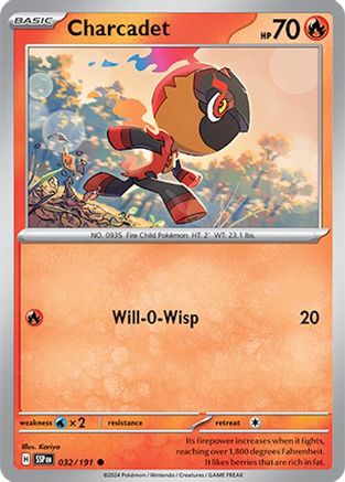Charcadet (32) Reverse Holofoil - Surging Sparks