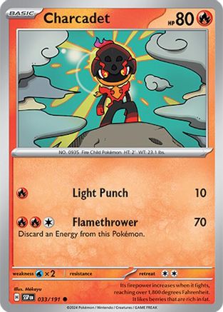 Charcadet (33) Reverse Holofoil - Surging Sparks