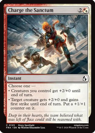 Charge the Sanctum (125) Foil - Reality Fracture