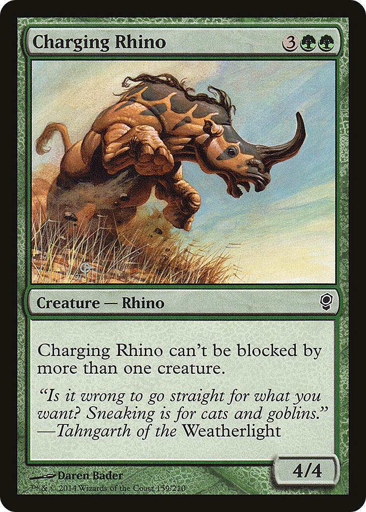 Charging Rhino (159) Foil - Conspiracy