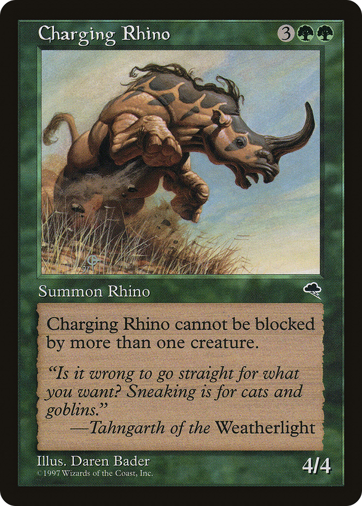 Charging Rhino - Tempest