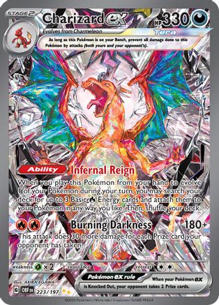 Charizard ex (Alternate Full Art) (223) Holofoil - Obsidian Flames