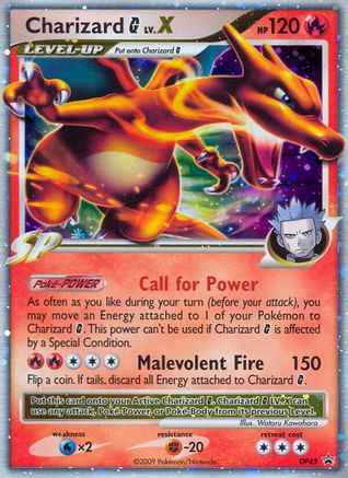 Charizard G LV.X (DP45) Holofoil - Black Star Promos