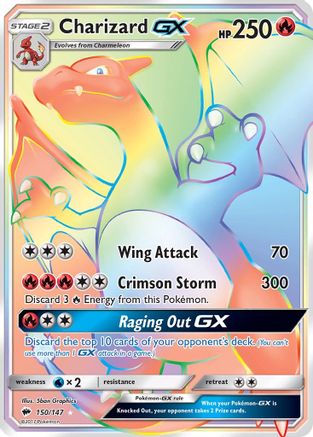 Charizard GX (150) Holofoil - Burning Shadows