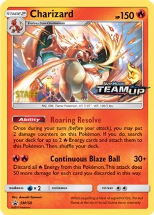 Charizard (SM158) Holofoil - Black Star Promos