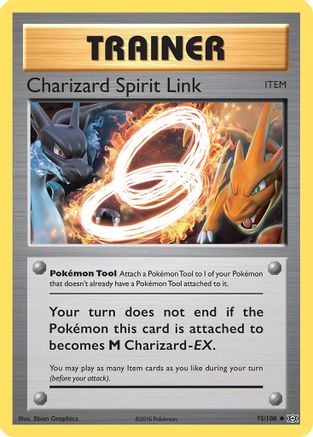 Charizard Spirit Link (75) Reverse Holofoil - Evolutions