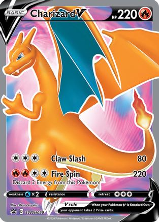 Charizard V (Full Art) (SWSH050) Holofoil - Black Star Promos