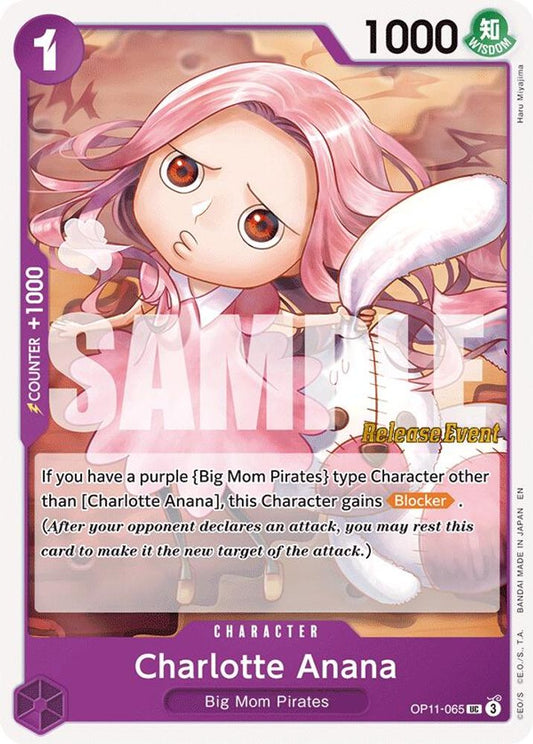 Charlotte Anana (OP11-065) Release Event Cards