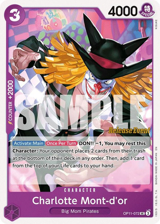 Charlotte Mont-d'or (OP11-072) Release Event Cards