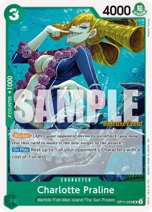 Charlotte Praline (OP11-029) Release Event Cards