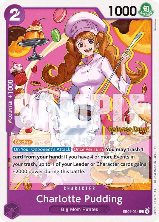 Charlotte Pudding (EB04-034) Release Event Cards