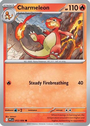 Charmeleon (12) Reverse Holofoil - Phantasmal Flames