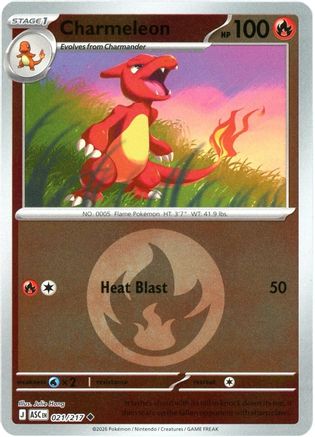 Charmeleon (Energy Symbol Pattern) (21) Reverse Holofoil - Ascended Heroes
