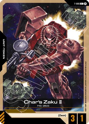 Char's Zaku II (T-006) - Edition Beta