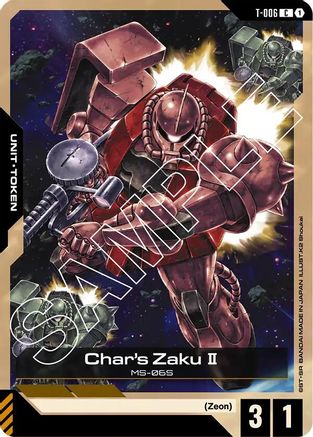 Char's Zaku II (T-006) - Newtype Rising