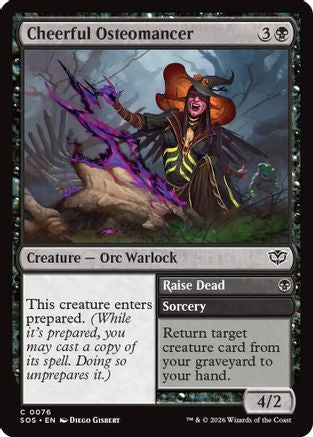 Cheerful Osteomancer (076) - Secrets of Strixhaven