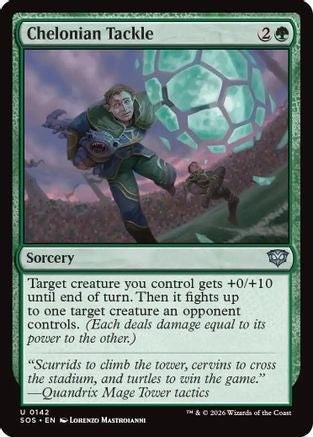 Chelonian Tackle (142) Foil - Secrets of Strixhaven