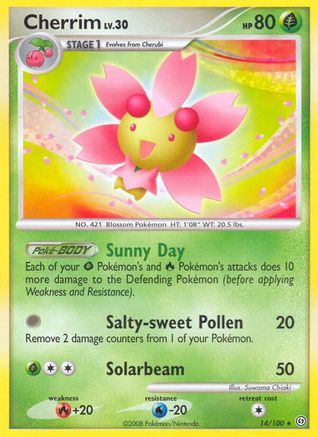 Cherrim (14) Reverse Holofoil - Stormfront