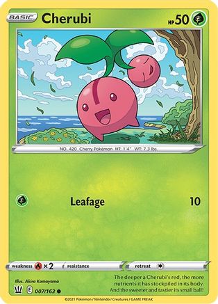 Cherubi (7) Reverse Holofoil - Battle Styles