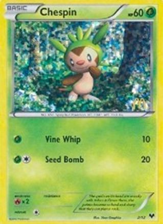Chespin (2) Holofoil - McDonalds Promos 2014