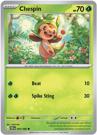 Chespin (5) - Chaos Rising