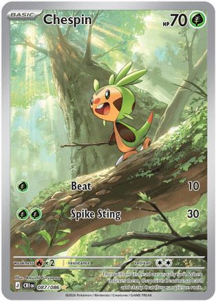 Chespin (87) Holofoil - Chaos Rising