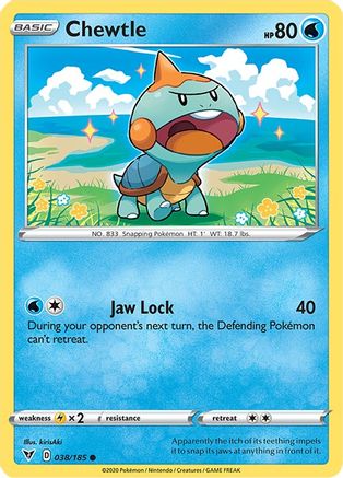 Chewtle (38) Reverse Holofoil - Vivid Voltage