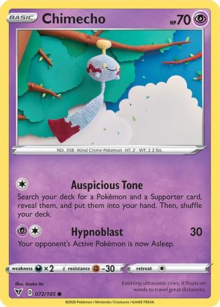 Chimecho (72) Reverse Holofoil - Vivid Voltage
