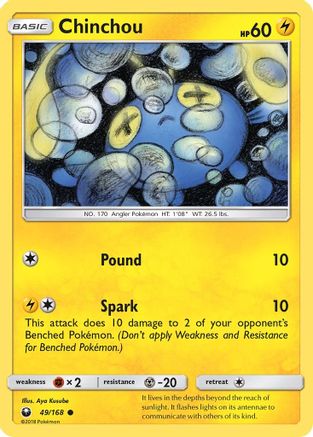 Chinchou (49) Reverse Holofoil - Celestial Storm