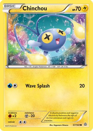 Chinchou (57) Reverse Holofoil - Primal Clash
