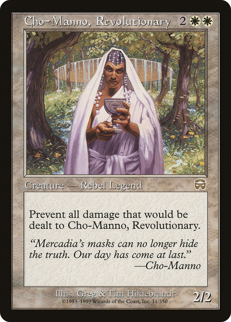 Cho-Manno, Revolutionary (011) Foil - Mercadian Masques