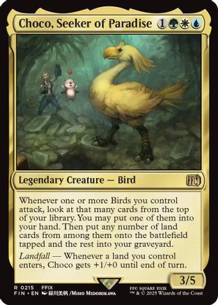 Choco, Seeker of Paradise (215) Foil - FINAL FANTASY