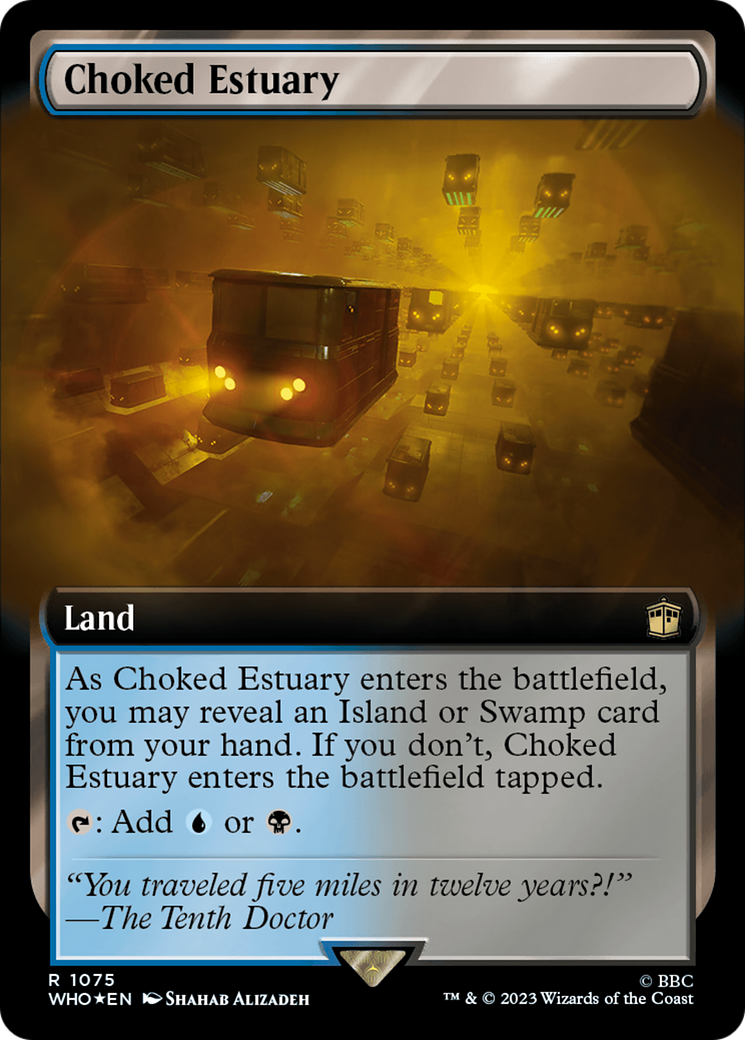 Choked Estuary (Extended Art) (1075) Surge Foil - Doctor Who