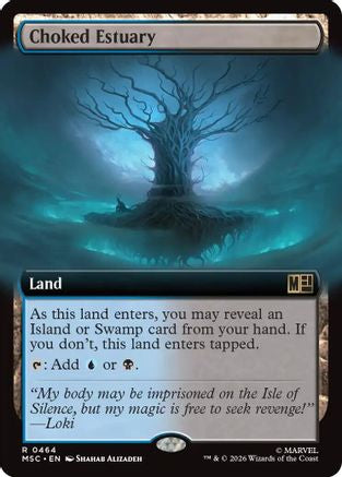 Choked Estuary (Extended Art) (464) - Commander: Marvel Super Heroes
