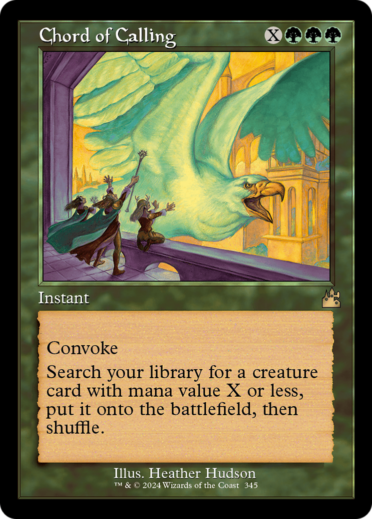 Chord of Calling (Retro) (345) Foil - Ravnica Remastered