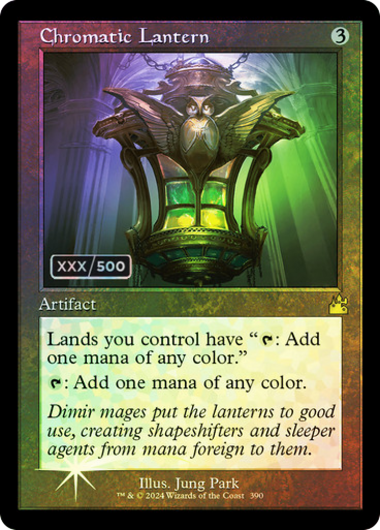 Chromatic Lantern (Retro) (Serial Numbered) (390) Foil - Ravnica Remastered
